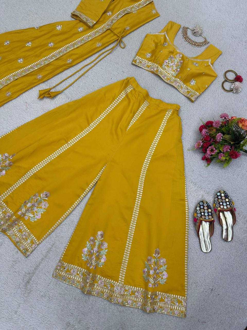 YNF MASLIN RIN169 5706 SUITS & DRESSES WHOLESALE INDO WESTERN DRESSES MANUFACTURER    